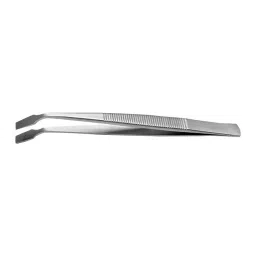 IDEAL-TEK TWEEZER, BENT/FLAT, 105MM, 128.SA-23