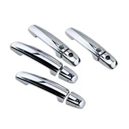 Auto Pearl Door Handle Latch Cover Chrome Finish Compatible For Maruti Suzuki Ertiga 2018 (With Sensor Model) (Set of 4)-image-44