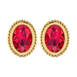 PC Jeweller Thorn 22 kt Gold Earrings-image-92