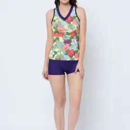 Da Intimo Multicolored Floral Print Swimwear Set-70