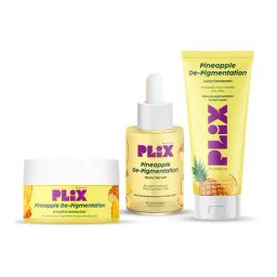 PLIX THE PLANT FIX Pineapple De-Pigmentation Smoothie Moisturizer, Dewy Serum & Juicy Facewash Combo-48