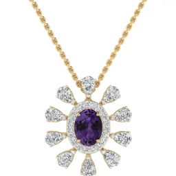 SHINE ETERNAL Lab Grown Diamond 18k (750) Yellow Gold Pendant for Women-picture-35