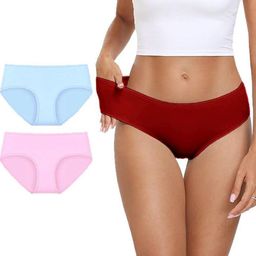 Diving Deep Women Pack of 3 Cotton Assorted Hipster Briefs-image-99