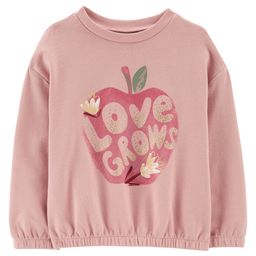Carter's Love Grows French Terry Top - Pink-image-23