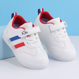 Babyoye Velcro Closure Casual Shoes - White & Red-picture-15