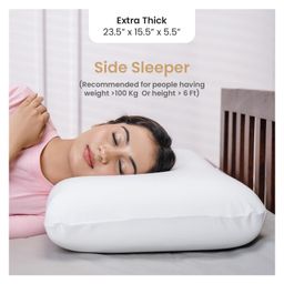 myarmor MY ARMOR Orthopedic Memory Foam King Extra Thick Pillow - White image 2