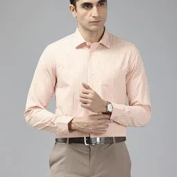 Blackberrys India Slim Fit Cotton Striped Formal Shirt-picture-24