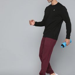 Alcis Men Black Cotton Sweatshirt-image-94