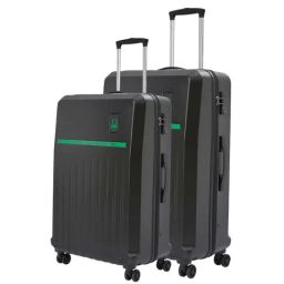 United Colors of Benetton Cobalt Black Textured Trolley Bag Pack of 2 - 66 Cms & 76 Cms-picture-16