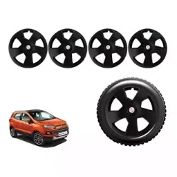Auto Pearl SCRSL68 R15 Press Type Wheel Hubcap with Retention Ring 381 mm(15 Inch) for Ford Ecosport 1.0 Ecoboost Trend Plus (Pack of 4 Pcs)-image-55