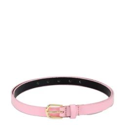 Van Heusen Pink Leather Solid Waist Belt for Women-image-97