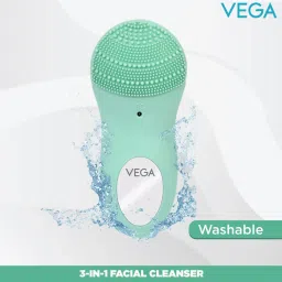 Vega VHFC-02 3-In-1 Facial Cleanser with Sonic Vibration Technique (Green) image 3