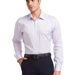 Park Avenue Violet Regular Fit Texture Shirt-picture-18