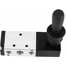 Panacea Technology 6.35 mm (1/4 inch) 5/3 Way 24 VDC Hand Lever Valve 4H230-08(L)-picture-18