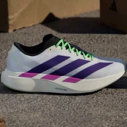ADIDAS Men's adizero Evo1 comfort M White & Collegiate Purple Running Shoes-picture-43