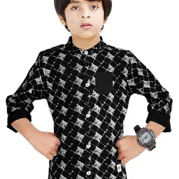 MADE IN THE SHADE Boys Opaque Printed Casual Shirt-image-43