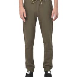 Woodland Olive Regular Fit Joggers-picture-29