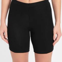 Jockey Black Skinny Fit Sports Shorts-image-8