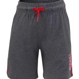 Jockey Kids Grey & Red Regular Fit Shorts-18