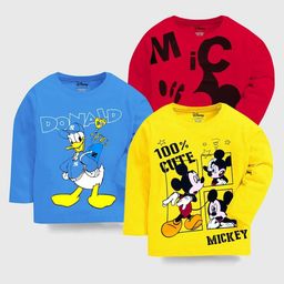 Disney By Miss and Chief Boys 3 Printed Applique T-shirt-image-79