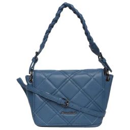 Marina Galanti Blue Quilted Medium Sling Handbag-image-13