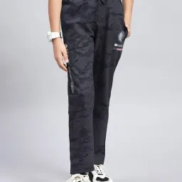 Monte Carlo Boys Navy Camouflage Trackpants-picture-3