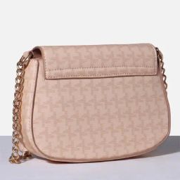 Van Heusen Peach Printed Free Size Sling Handbag image 3