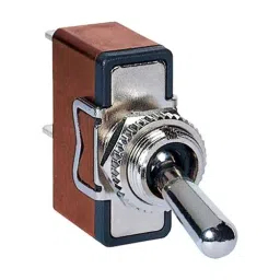 ARCOLECTRIC (BULGIN LIMITED) TOGGLE SW, SPST, 20A, 277VAC, PANEL, C3900BE-17