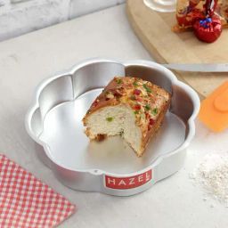 Hazel Silver Wood Flower Shape Cake Mould-picture-24