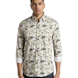 Simon Carter London Multi Printed Slim Fit Shirt-image-48