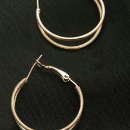 Karatcart Gold-Plated Assorted Design Hoop Earrings for Women-34