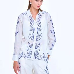 Cover Story White Printed Shirt-picture-16