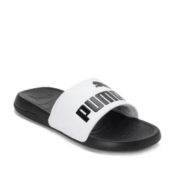 Puma Men's Popcat 20 Res White Slides image 3