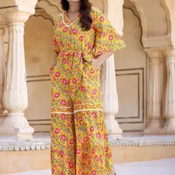 KALINI Printed Basic Jumpsuit-2