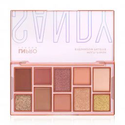 LN PRO Multi Finish Eyeshadow Palette Sandy 401 - 10 gm-image-23