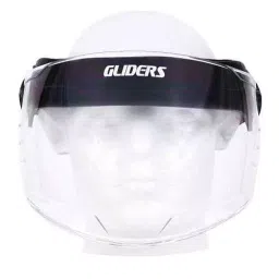 glider Gliders Unisex Flip-Up Clear Universal Face Shield with Elastic Strap image 3
