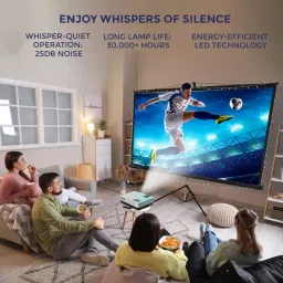 DigiCast Projector 3000 Lm Brightness Android 9.0 HD, DCX image 5