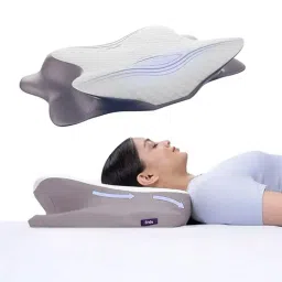 Frido Grey Memory Foam Basic Cervical Butterfly Pillow-picture-13