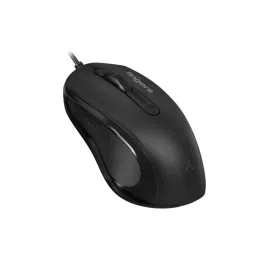 Fingers Wired Mouse 3 Buttons with Scroll Wheel Rich Black Color, MegaHit-41
