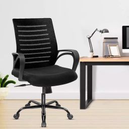 Green Soul Atom Office Chair, Mid Back Mesh Ergonomic Home Office Desk Chair(Black)-31