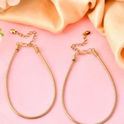 VOJ Copper Plated Snake Anklets - Set of 2-image-85
