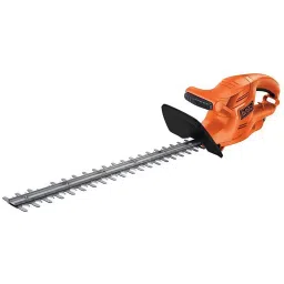 Black+Decker Corded Electric Single Straight Hedge Trimmer Orange, GT4245-GB-8
