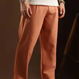 Campus Sutra Men Solid Comfort Trousers-image-45