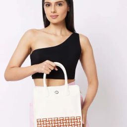 Caprese ZETA Vanilla Printed Medium Handbag-picture-21