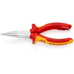 Knipex 25 06 160 T Snipe Nose Side Cutting Plier/Radio Plier (Length 160 mm)-7
