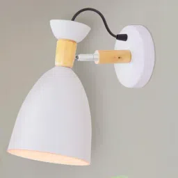 Homesake Collection Nordic White Minimalist LED Wall Light-image-1
