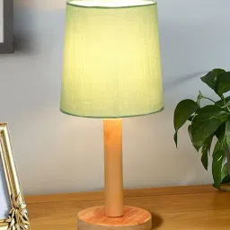 Homesake Collection Green Modern Pinewood Table Lamp-image-36