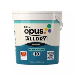 Birla Opus Alldry Wall n Roof 10 1 L Waterproofing Paint For Exterior Walls, 936003 (Pack of 1 L)-image-25