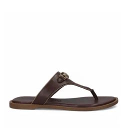 Bagatt Women's Goldy Brown Thong Sandals-image-6