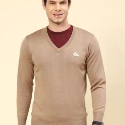 Monte Carlo Khaki Regular Fit Pullover-image-92